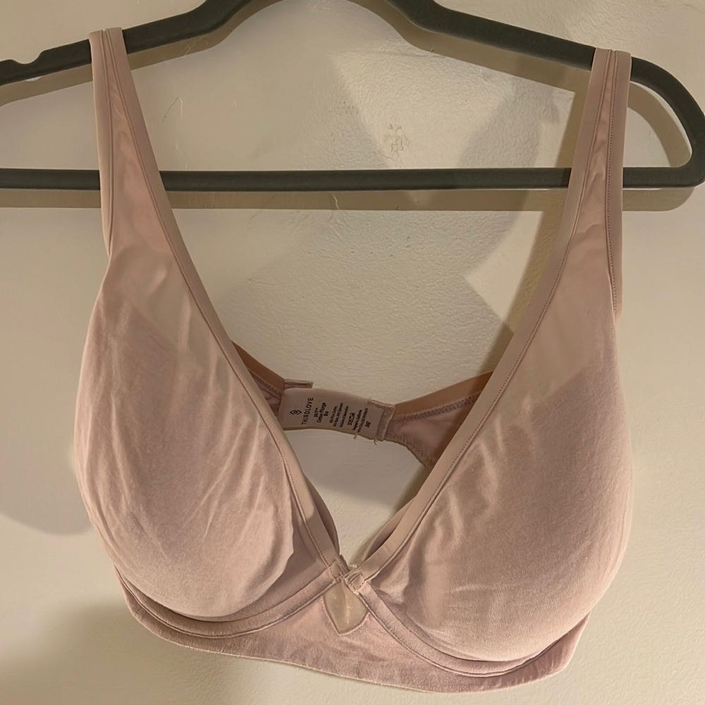 Thirdlove 24/7 cotton plunge bra